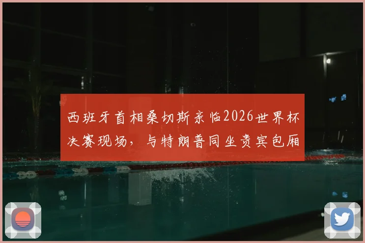 西班牙首相桑切斯亲临2026世界杯决赛现场,与特朗普同坐贵宾包厢席位引关注,政要看球座次安排揭秘